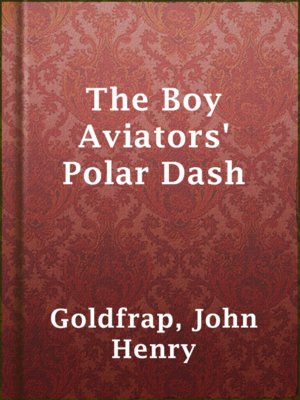 cover image of The Boy Aviators' Polar Dash